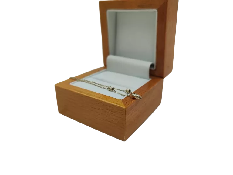 SREBRNA  BRANSOLETKA ZE ZDOBIENIAMI [1,24G 925 18CM]