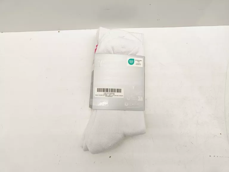 SKARPETKI BIAŁE KAPPA 2 - PACK Z RÓŻOWYMI NAPISAMI R.35-38