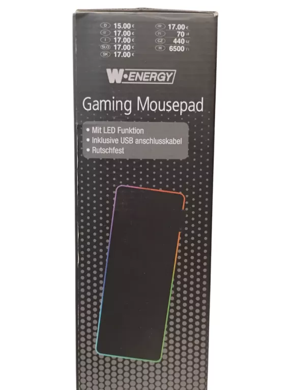 PODKŁADKA W-ENERGY POD MYSZKE LED WOOLWORTH