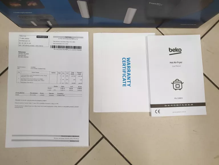 FRYTOWNICA AIRFRYER BEKO DUAL ZONE 8,5L GWARANCJA