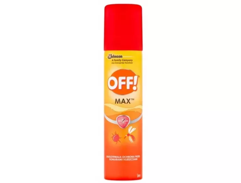 OFF MAX REPELENT W AEROZOLU SPRAY NA KOMARY I KLESZCZE 100 ML