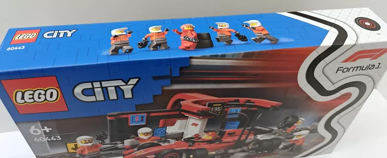 LEGO CITY 60443 PIT STOP CITY 60443 F1 I PERSONEL FERRARI