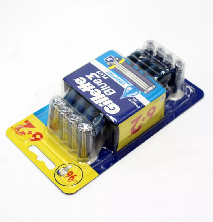 MASZYNKI DO GOLENIA GILLETTE BLUE 3 COMFORT 8 SZT