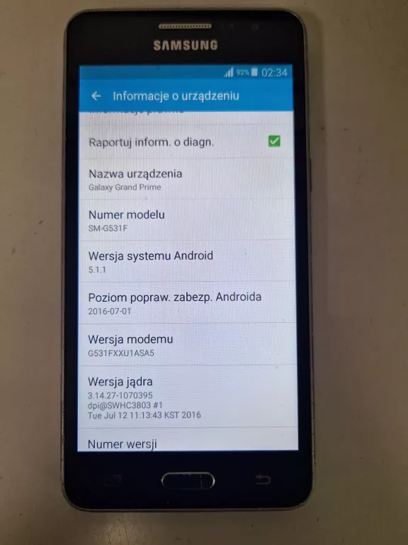 TELEFON SAMSUNG GALAXT GRAND PRIME