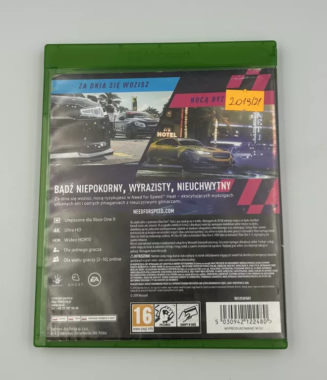 GRA XBOX ONE NEED FOR SPEED HEAT