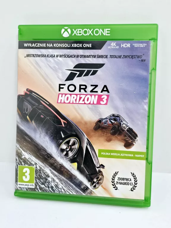 GRA NA KONSOLE XBOXA ONE FORZA HORIZON 3