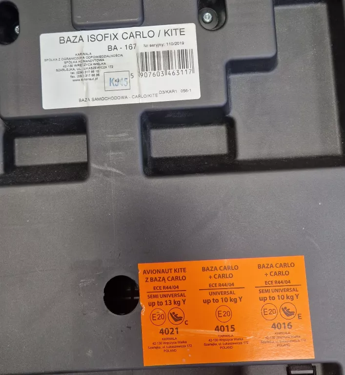 BAZA ISOFIX BA-167