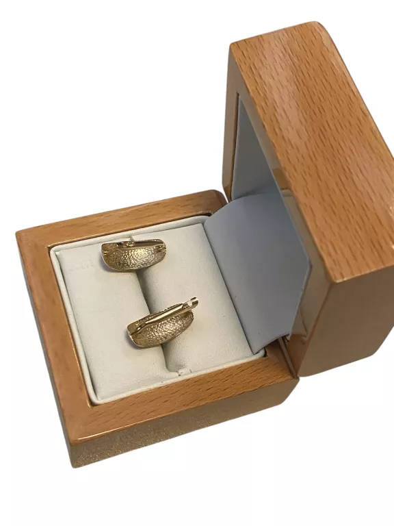 KOZACKIE ZŁOTE KOLCZYKI 585 3,00G 2CM