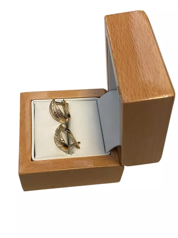 KOZACKIE ZŁOTE KOLCZYKI 585 3,00G 2CM