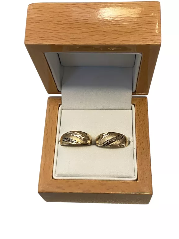 KOZACKIE ZŁOTE KOLCZYKI 585 3,00G 2CM