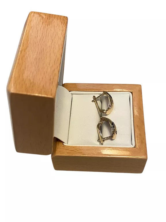 KOZACKIE ZŁOTE KOLCZYKI 585 3,00G 2CM