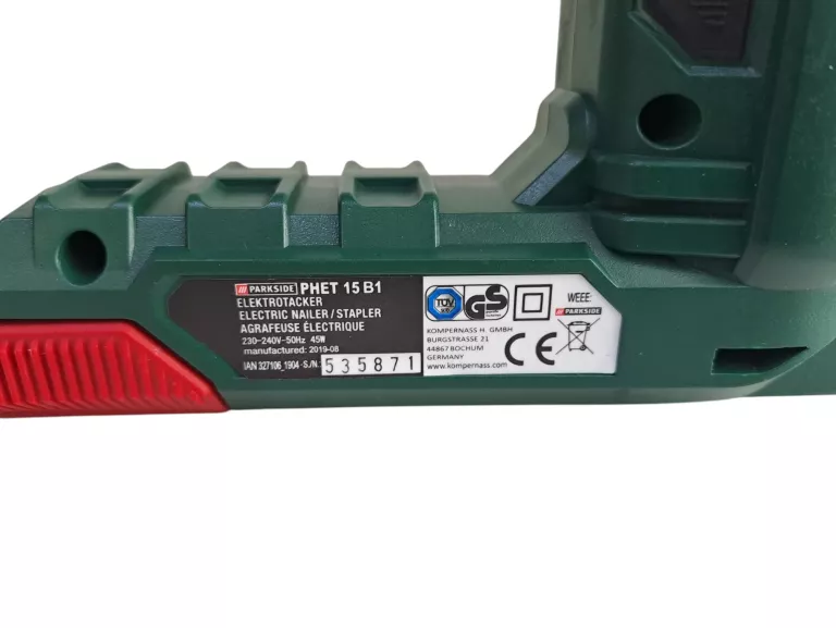 PARKSIDE ZSZYWACZ PHET 15 B1