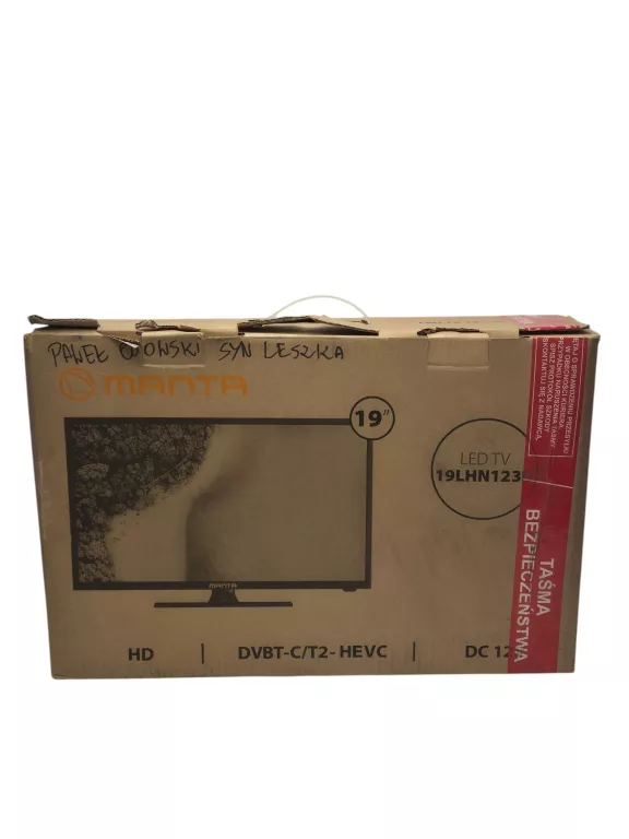 TELEWIZOR MANTA 19LHN123D 19' KOMPLET