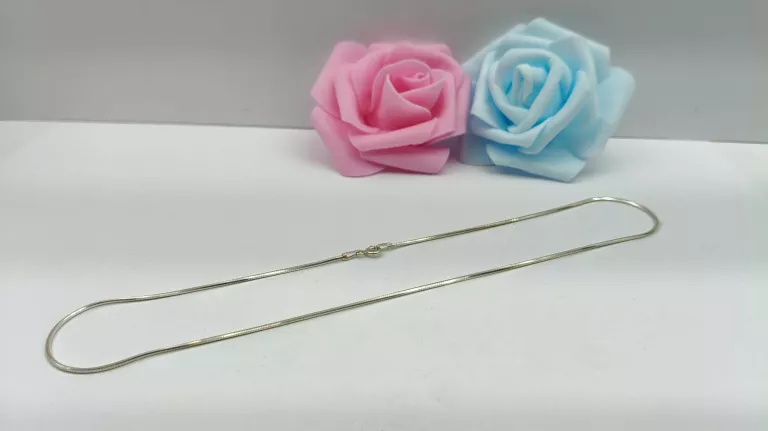 SREBRNY ŚLICZNY ŁAŃCUSZEK 5,31G / P-925 / DŁ-45CM