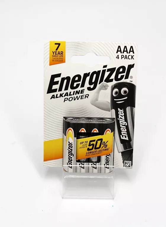 BATERIA ENERGIZER ALKALINE POWER AAA LR03 MAŁY PALUSZEK 1.5V 4SZT.