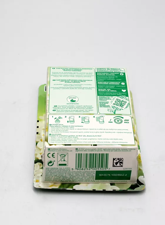 AIR WICK ELEKTRYCZNY ODŚWIEŻACZ POWIETRZA ZAPACH BIAŁE KWIATY KOMPLET 19ML