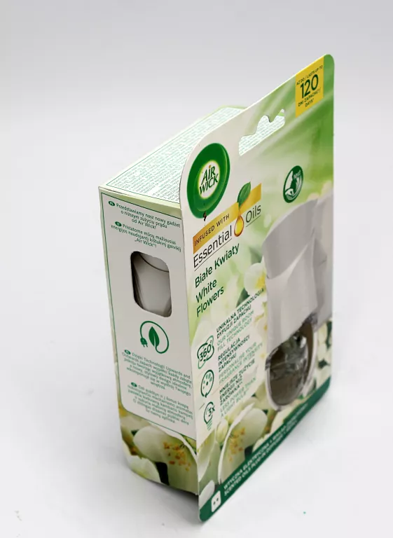 AIR WICK ELEKTRYCZNY ODŚWIEŻACZ POWIETRZA ZAPACH BIAŁE KWIATY KOMPLET 19ML
