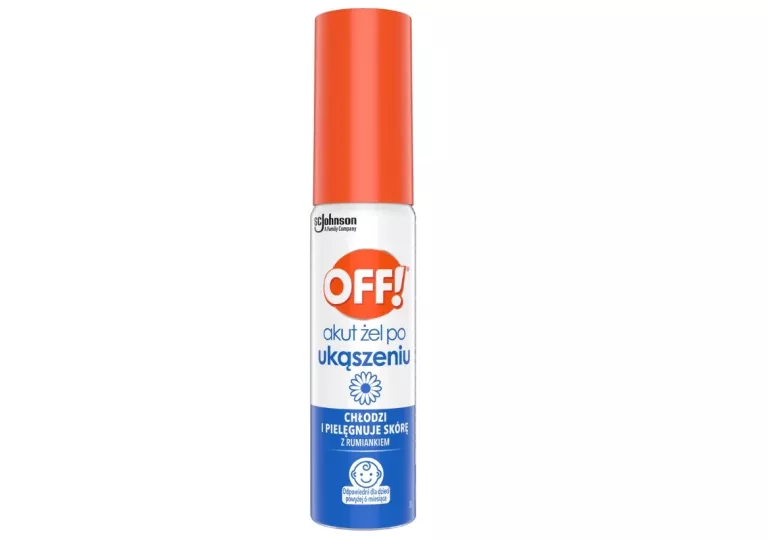 OFF! AKUT ŁAGODZĄCY ŻEL PO UKĄSZENIU I POKRZYWACH 25ML Z RUMIANKIEM
