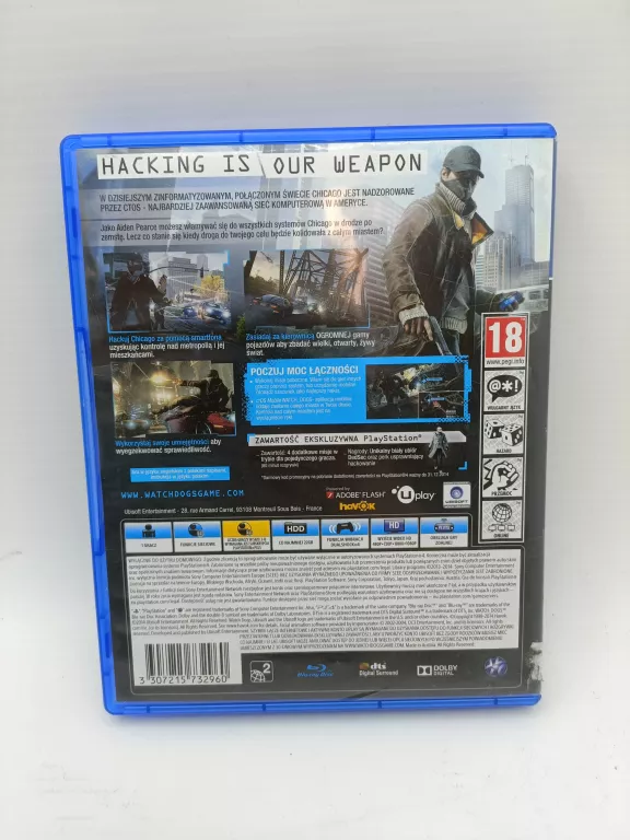 GRA PS4 WATCH DOGS
