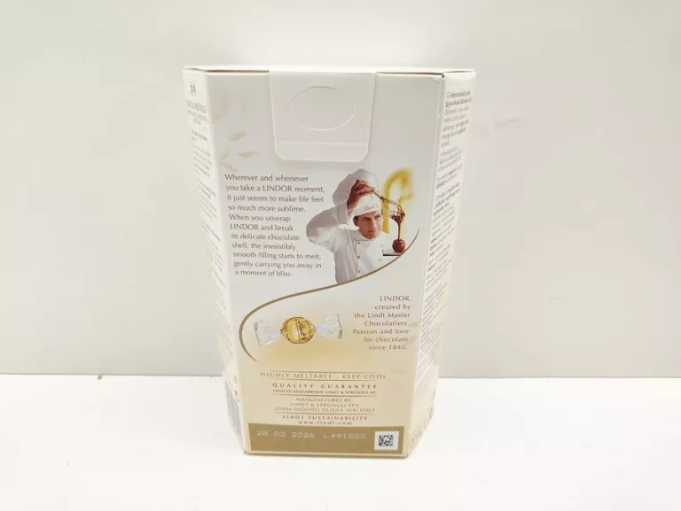 LINDT PRALINY BIAŁA CZEKOLADA 200 G