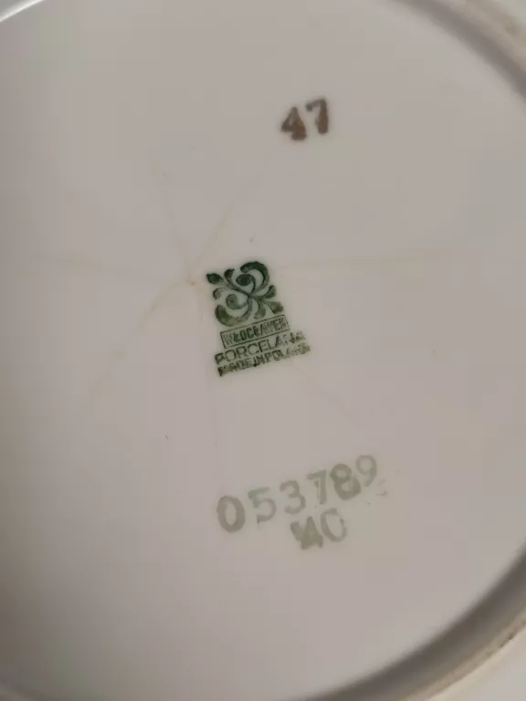 PORCELANA PÓŁMISEK PORCELANOWY MISKA WŁOCŁAWEK