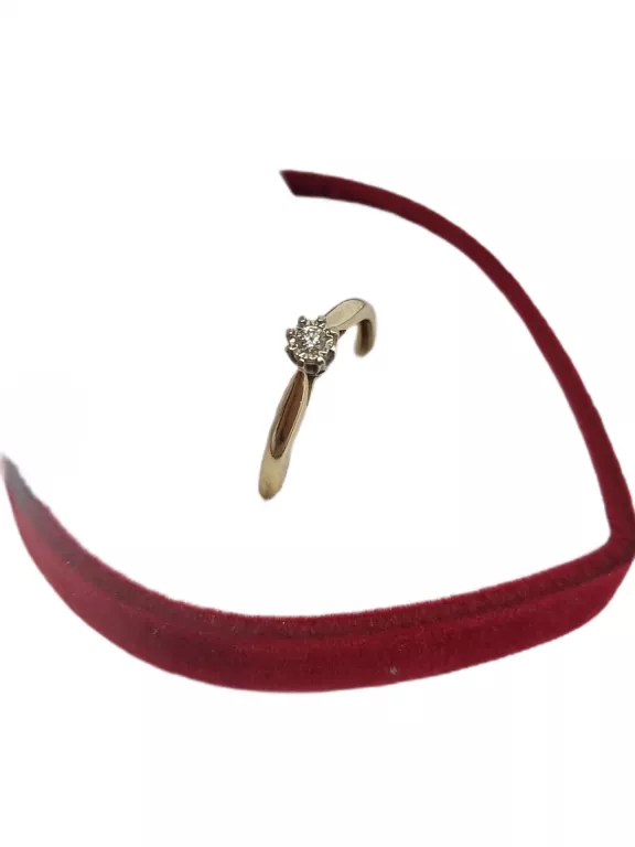 PIERŚCIONEK 585 1,92G 0,06CT P1 I-K 13"