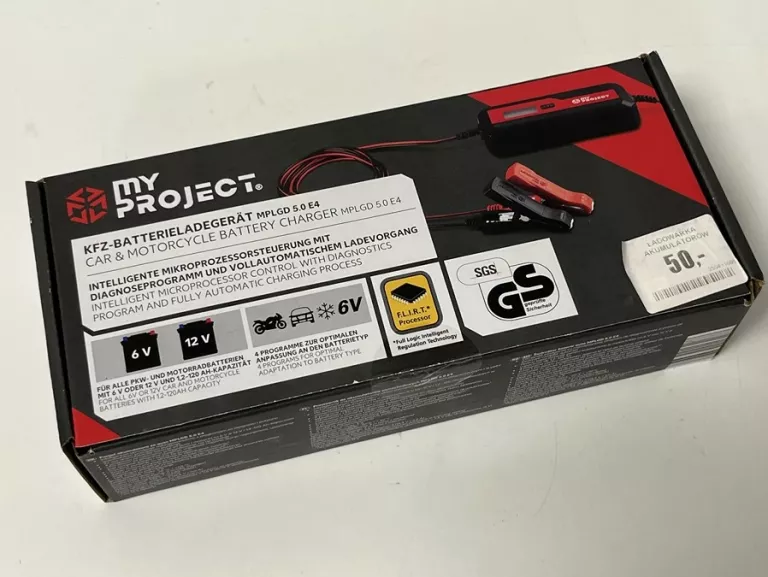 PROSTOWNIK ŁADOWARKA AKUMULATORÓW MYPROJECT MPLGD 5.0 E4