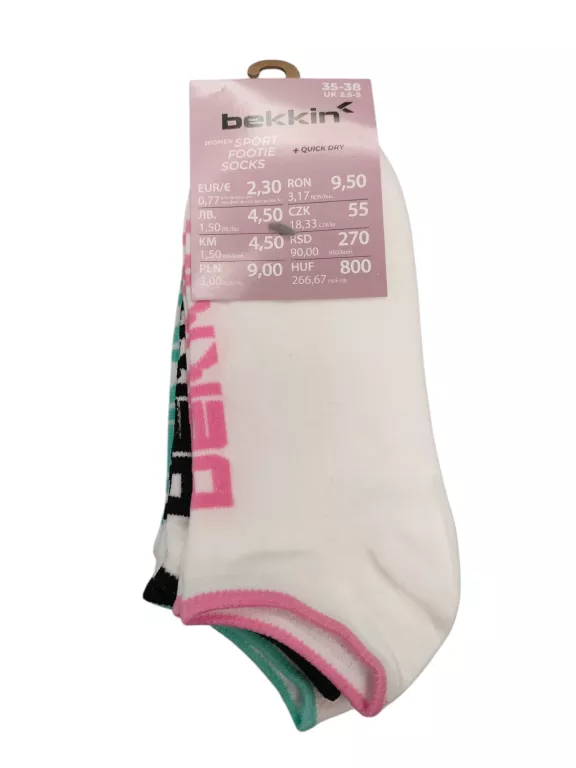 SKARPETKI BEKKIN 35-38 3-PAC