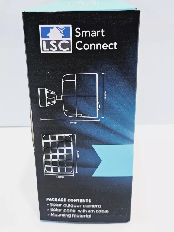 KAMERA IP ZASILANA ENERGIĄ SŁONECZNĄ LSC SMART CONNECT 1296P HD