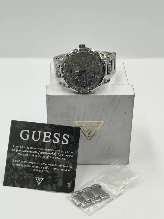 ZEGAREK DAMSKI GUESS U1339G1 Z CYRKONIAMI PUDEŁKO