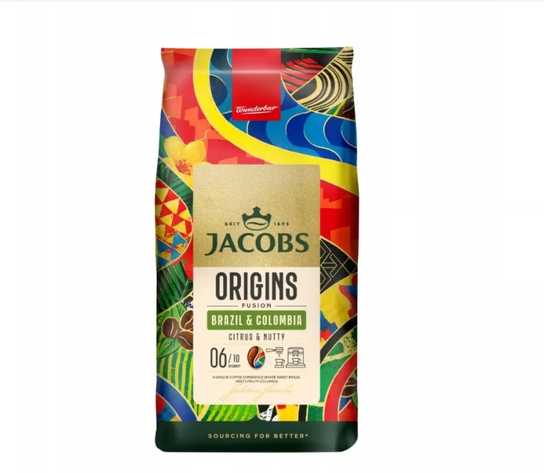 KAWA ZIARNISTA JACOBS ORIGINS FUSION BRAZIL & COLOMBIA 1KG