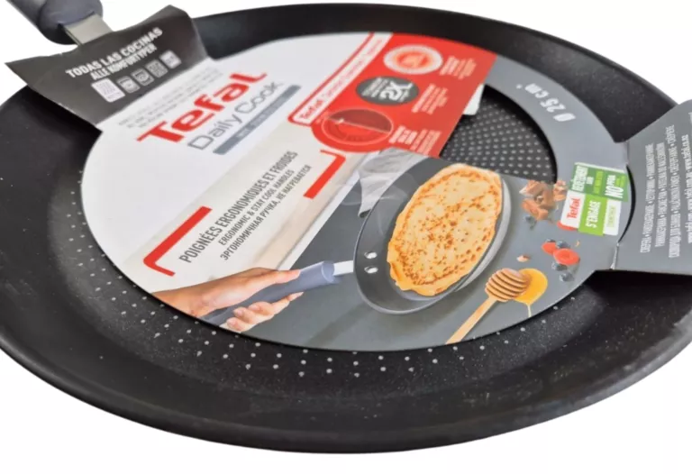 PATELNIA NALEŚNIKOWA TEFAL DAILY 25 TYTANOWA INOX DO NALEŚNIKÓW INDUKCJA