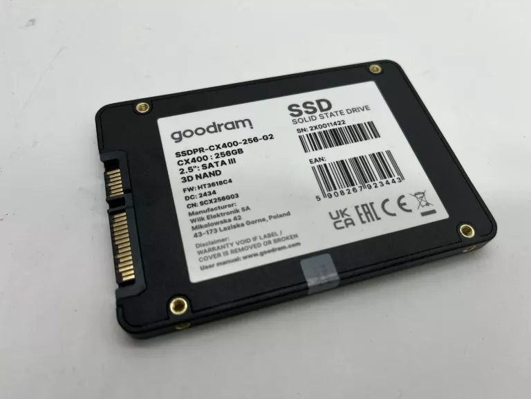 DYSK SSD GOODRAM CX400 256GB