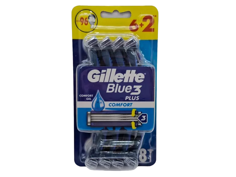 MASZYNKA DO GOLENIA GILLETTE BLUE 3 PLUS COMFORT 6+2SZT
