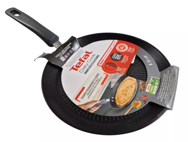PATELNIA NALEŚNIKOWA TEFAL DAILY 25 TYTANOWA INOX DO NALEŚNIKÓW INDUKCJA