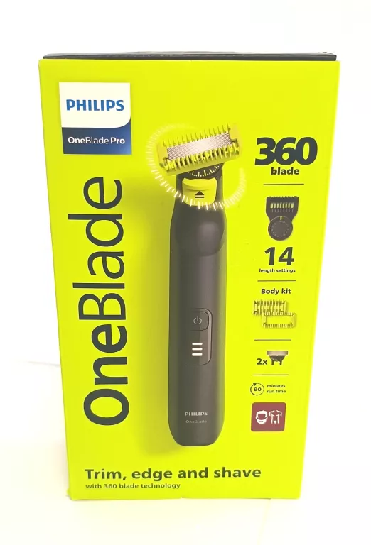 MASZYNKA PHILIPS ONE BLADE 360 KOMPLET