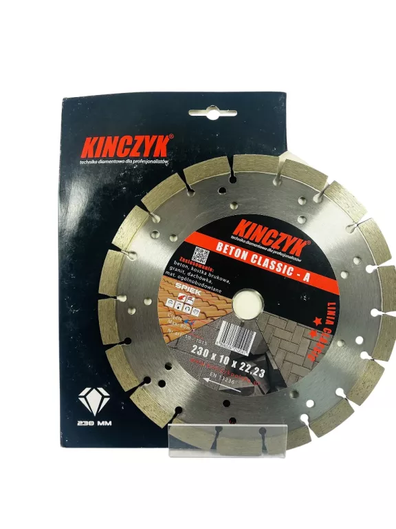 TARCZA DO BETONU KINCZYK 230X10X22,23