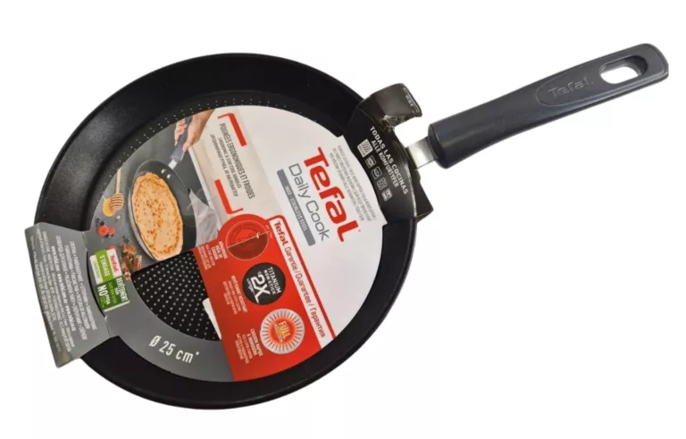PATELNIA NALEŚNIKOWA TEFAL DAILY 25 TYTANOWA INOX DO NALEŚNIKÓW INDUKCJA