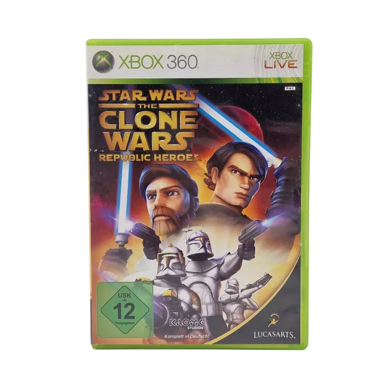 GRA STAR WARS THE CLONE WARS: REPUBLIC HEROES / XB360