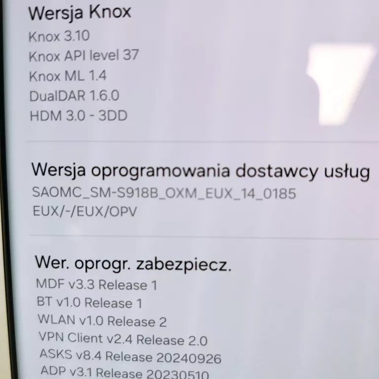 TELEFON SAMSUNG S23 ULTRA / PUDEŁKO 355928816604352 / OPV