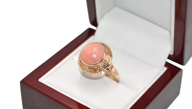 ELEGANCKI ZŁOTY PIERŚCIONEK PR. 585 4.64G 14K ROZM. 19