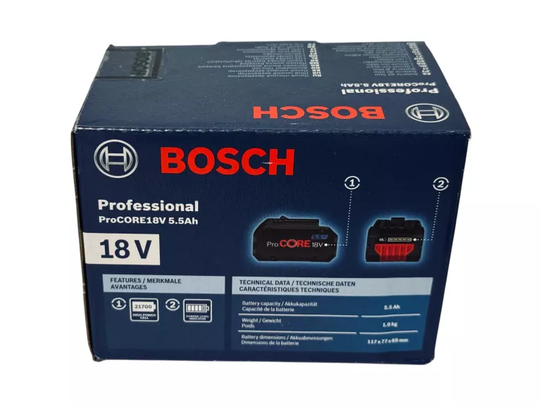AKUMULATOR LI-ION BOSCH PROCORE 18 V 5,5 AH