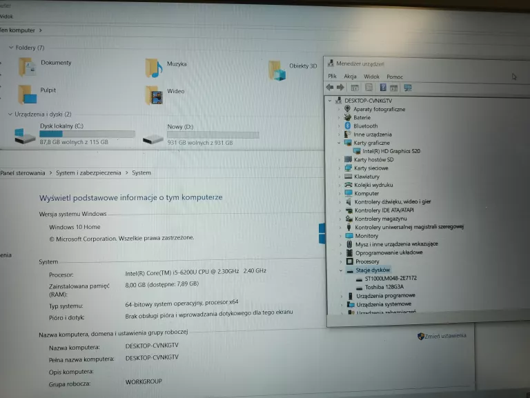 LAPTOP PEAQ PNB S2415 I5/1TB+128GB/8GB/WIN 10