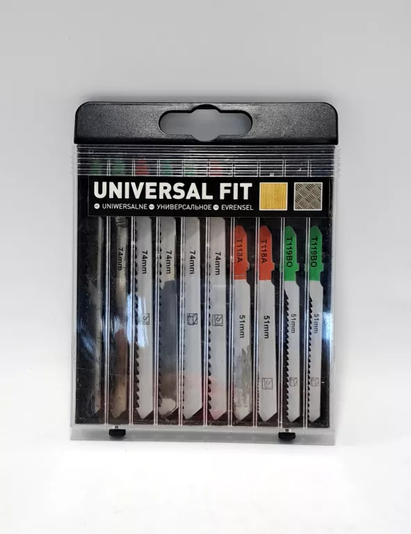 ZESTAW 10 BRZESZCZOTÓW UNIVERSAL FIT DO DREWNA I METALU