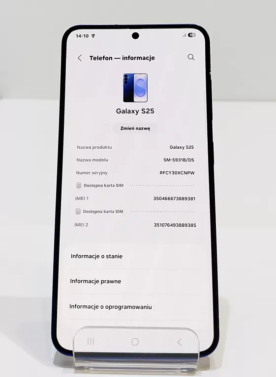 TELEFON SAMSUNG S25 12/256GB