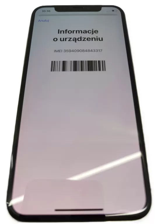 APPLE IPHONE X 256GB SILVER SREBRNY