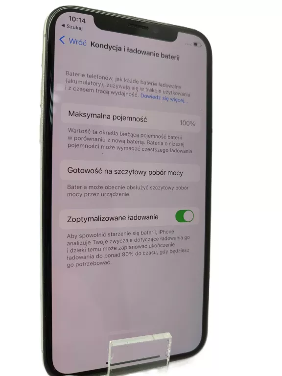 APPLE IPHONE X 256GB SILVER SREBRNY