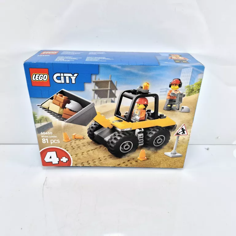 LEGO CITY 60450 ŁADOWARKA KOŁOWA CITY 60450 ŻÓŁTA