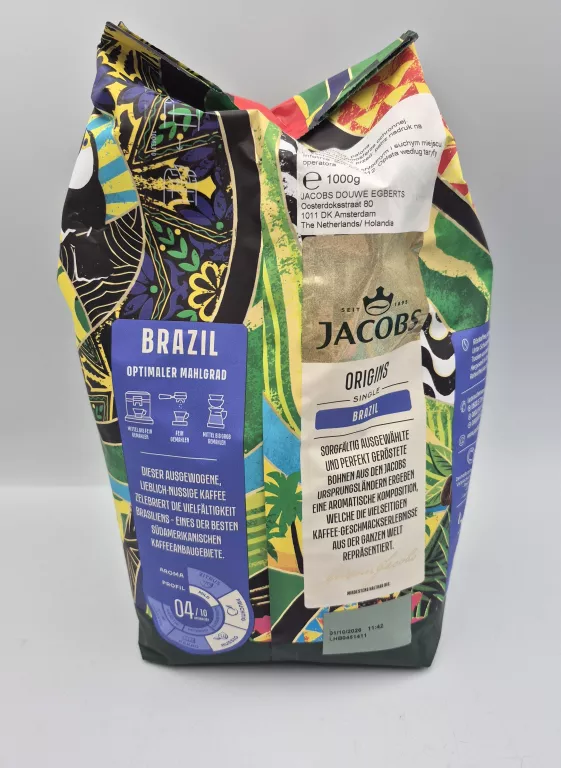 KAWA ZIARNISTA JACOBS ORIGINS BRAZIL 1000 G