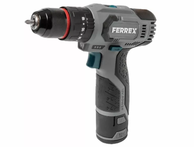 FERREX AKUMULATOROWA WIERTARKA UDAROWA, 12 V